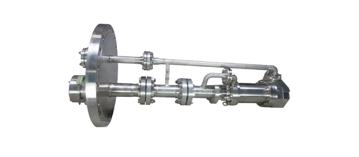 Single stage cantilever canned motor pump for primary drain
